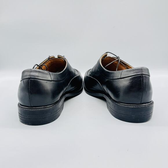 Cole Haan Shoes Mens 11 Black Leather Derby Oxford Dress Almond Toe Classic main image 5